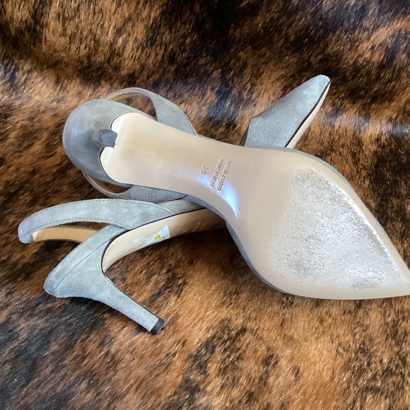 Barneys New York Pointy Toe Sling Back Heels - Picture 4 of 8